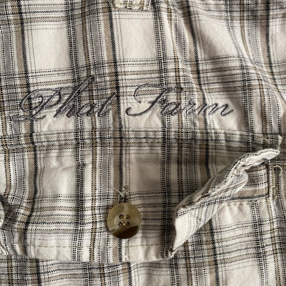 Phat Farm Classic Plaid Flat Front Performance Shorts 38 - Picture 8 of 12